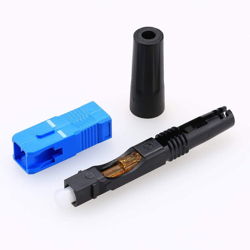 KELUSHI 100 pcs SC-UPC Fiber Optic Fast Connectors Quick Connector Single Mode FTTH SC Connector - Image 5